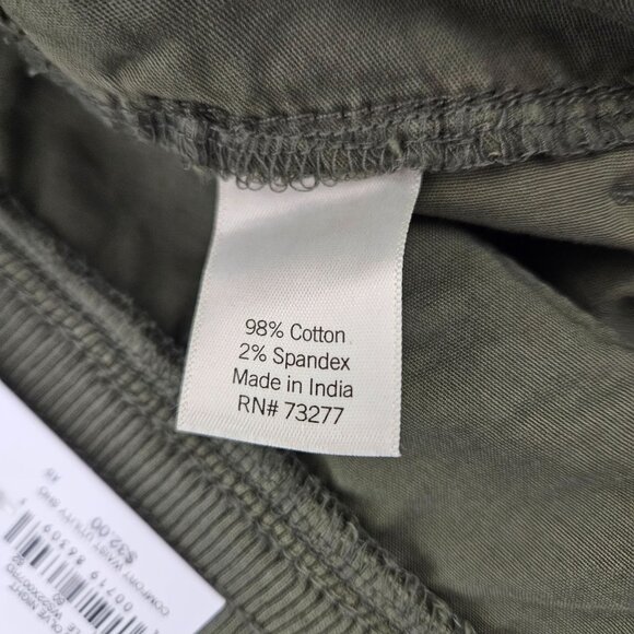 Sonoma Womens Olive Utility Cargo Shorts Size 12 With Extra Buttons - Picture 7 of 10
